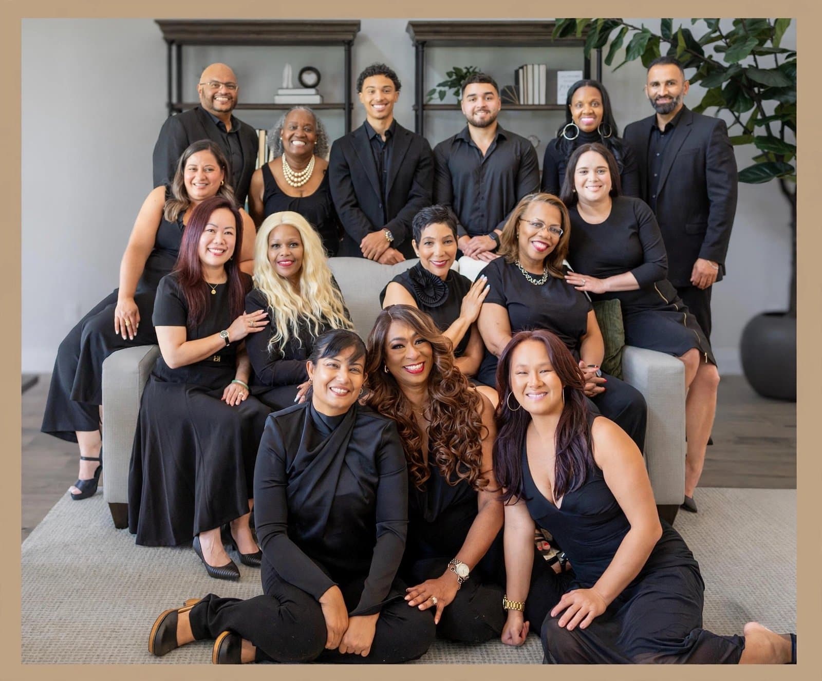 Willie and Tikila Adolph with The Adolph Group team